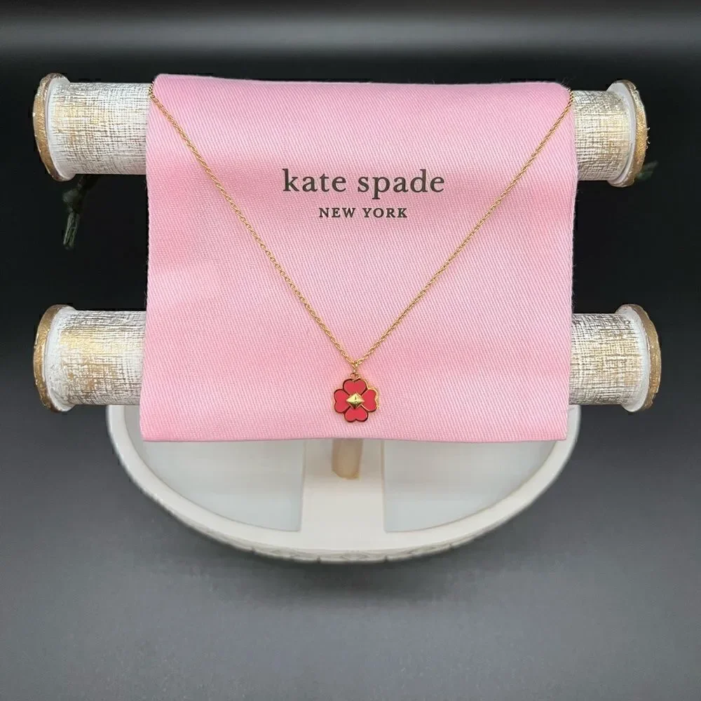 Kate Spade clover necklace